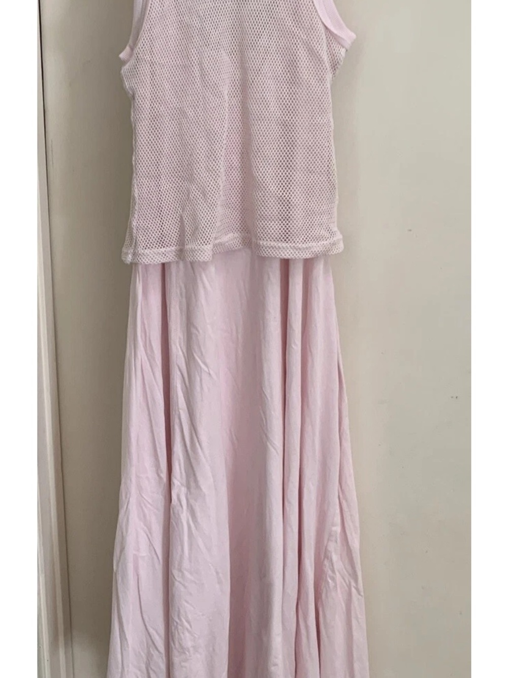 Daily practice Anthropologie Forward Line midi dress new NWT cotton pink XXS - Picture 8 of 12